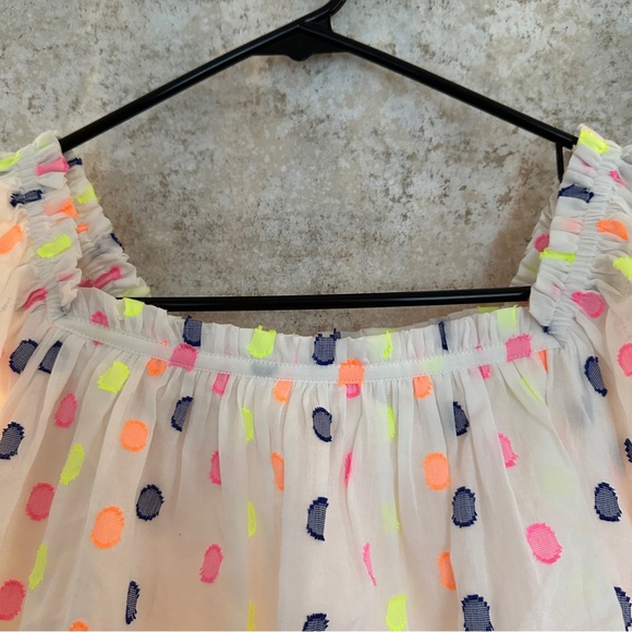 Mini Boden ruffled polka dot dress - Picture 3 of 8